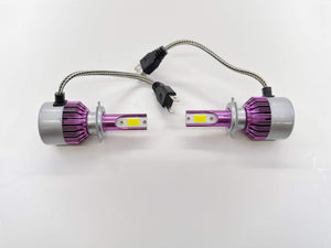 H7 Cob Bulb 6500k Purple anodised finish