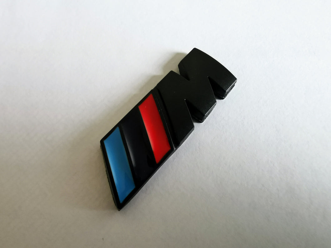 BMW Satin Black M Wing Emblem