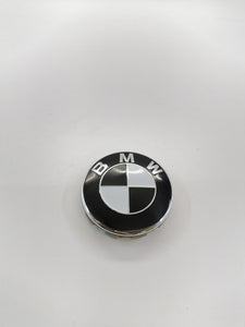 Bmw 68mm Wheel Centre Cap Set Black/White