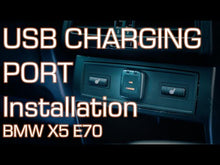 Load and play video in Gallery viewer, BMW X5 E70 USB Charging Port Fitting Kit
